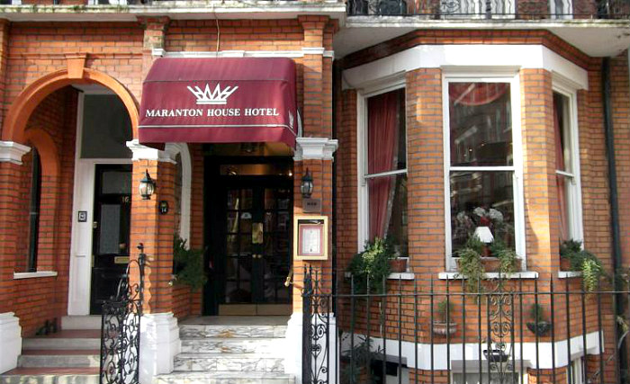 Maranton House Hotel is situated in a prime location in Earls Court close to Melbury Road