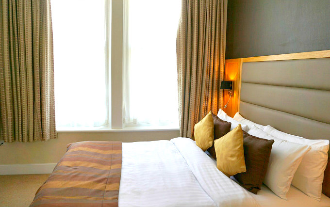 A comfortable double room at Best Western The Boltons Hotel