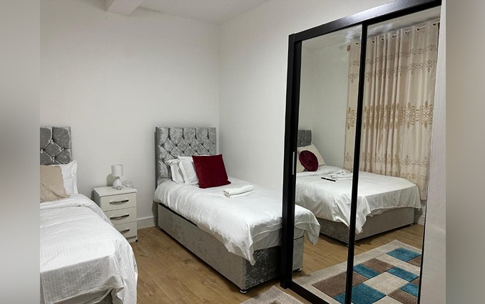 A typical triple room at City Lodge Shadwell