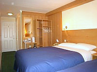 A quad room at West Cromwell Hotel, London