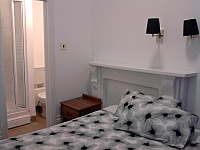 A typical double room at Warwick Rooms London