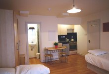 A Typical Twin Studio at Accommodation London Studios