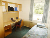 A Typical Single Room at Digby Stuart College