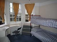 A typical twin room at the Susan Lawrence Hostel