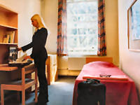 A typical study bedroom at Furnival House