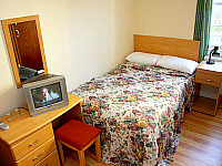 A typical double room at Elmwood Hotel