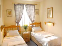 A typical twin room at St Georges Lodge