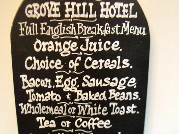Enjoy a great breakfast at Grove Hill Hotel