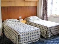 A twin room at the Imperial hotel