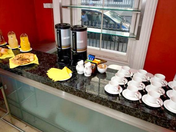 Get your day off to a great start with a continental breakfast at Kensington Rooms Hotel