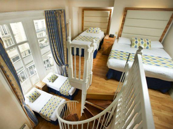 Family rooms at the Royal Eagle Hotel London are great value for money allowing you to spend more exploring London