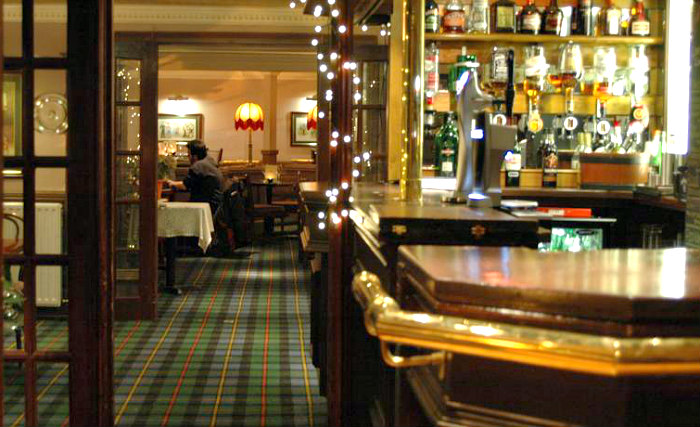 Bar at Argyll Hotel Glasgow