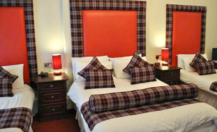 Quad rooms at Argyll Hotel Glasgow are the ideal choice for groups of friends or families