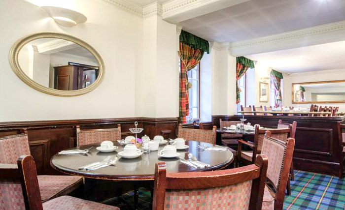 A place to eat at Argyll Hotel Glasgow