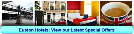 Euston Hotels: Book from only £15.75 per person!