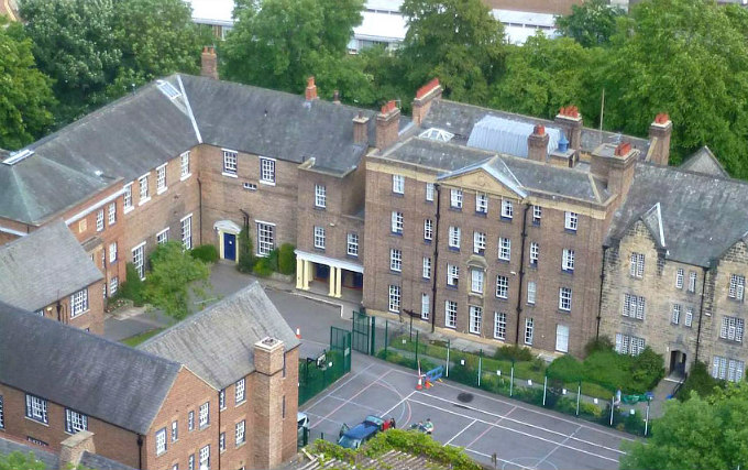 An exterior view of Hatfield College Durham