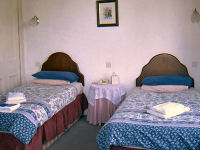 A twin room at Orwell Lodge Hotel