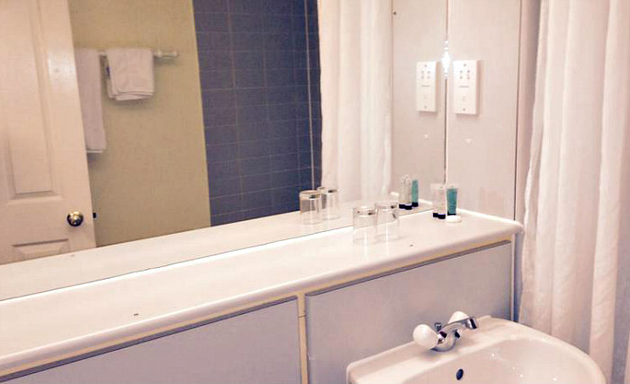 Relax in the private bathroom in your room at County Hotel Edinburgh