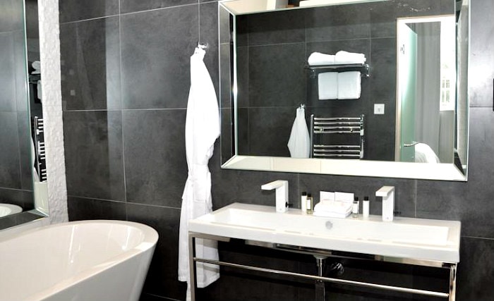 All bathrooms come with GHD hair straighteners as well as complimentary The White Company bath products
