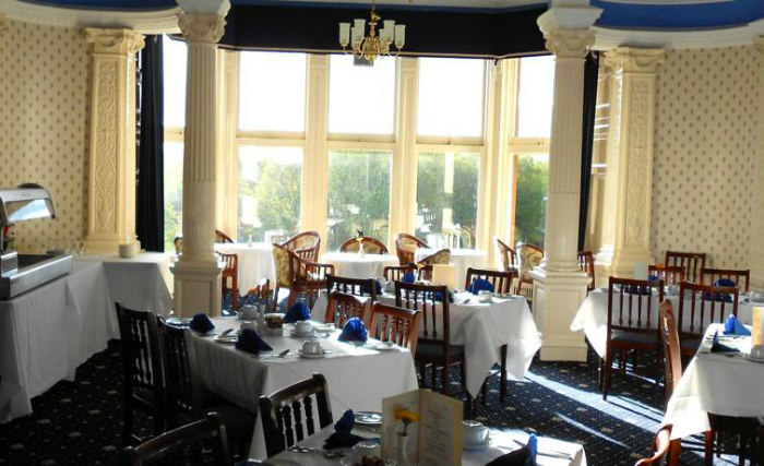 A place to eat at Adamton Country House Hotel