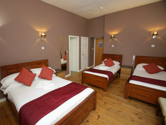 Quad rooms at Merchant City Inn are the ideal choice for groups of friends or families