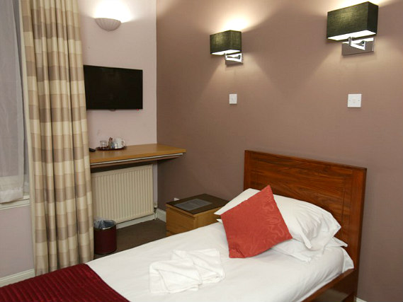Single rooms at Merchant City Inn provide privacy