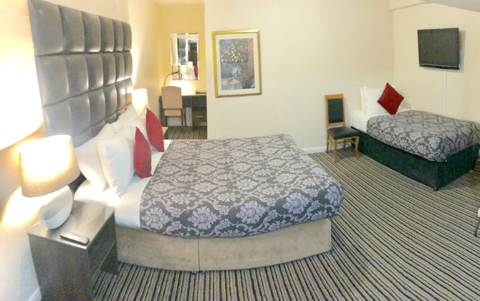 A typical room at Kings Park Hotel
