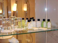 Bathroom amenities at Shaftesbury Premier London Paddington Hotel