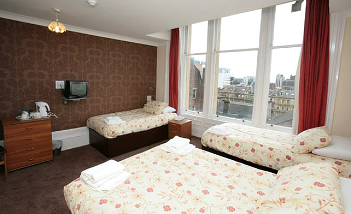 Quad rooms are great for friends and family sharing