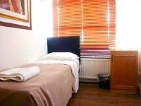 Single room at Holland Court Hotel