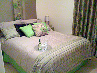 Rooms at Apple House are warm and comfortable