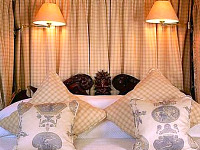 A cosy double room at the Apple House Guest House