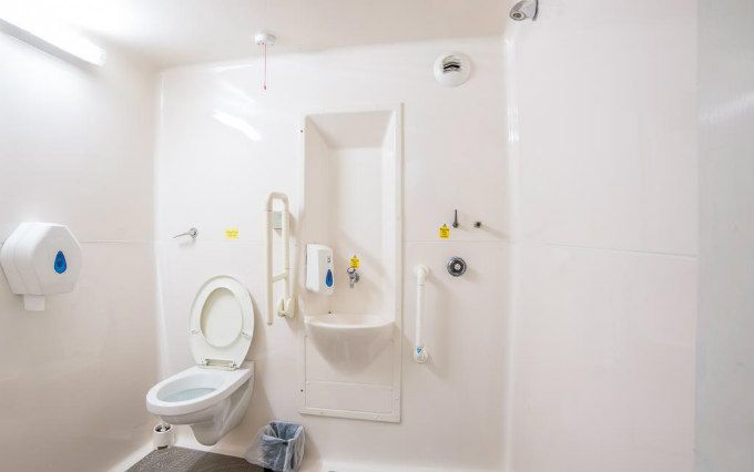 A typical bathroom at Metro Inns Teesside