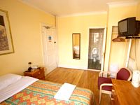 A Double room at Camelot House Hotel