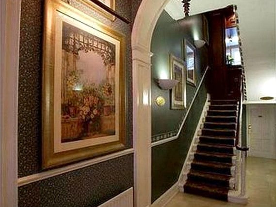 The hallway at Opulence Central London