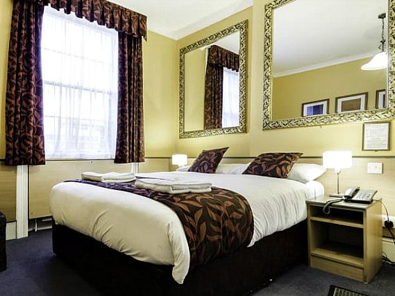 A double room at Tudor Court Hotel is perfect for a couple