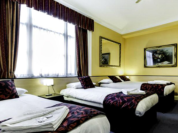 Quad rooms at Tudor Court Hotel are the ideal choice for groups of friends or families
