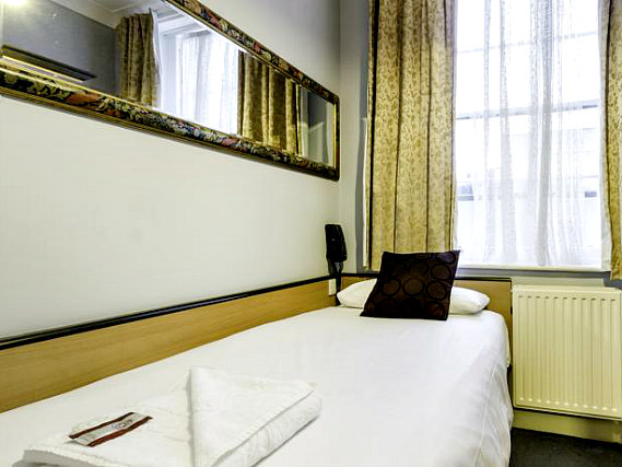 Single rooms at Tudor Court Hotel provide privacy