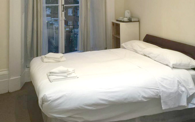 A double room at Andrews House Hotel