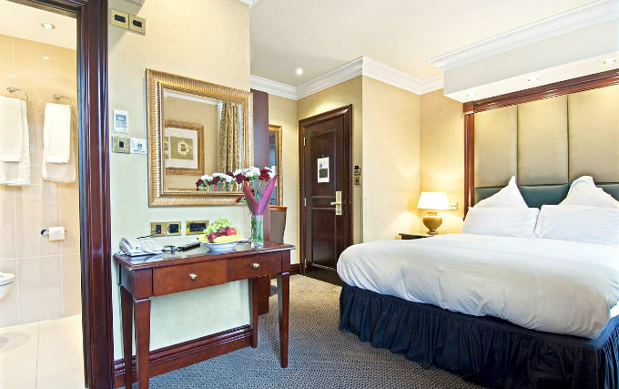 A typical double room at Royal Sussex Hotel