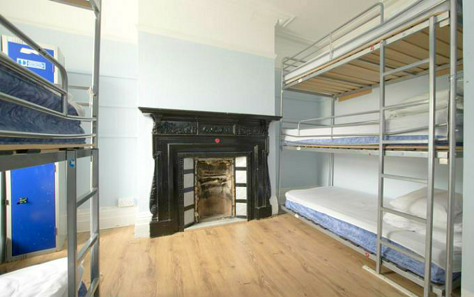 A dorm room at Queen Elizabeth Hostel Hammersmith