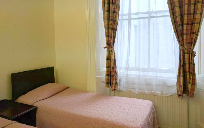 A typical double room at Continental Hotel London