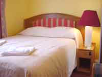 A double room at Tria Hotel