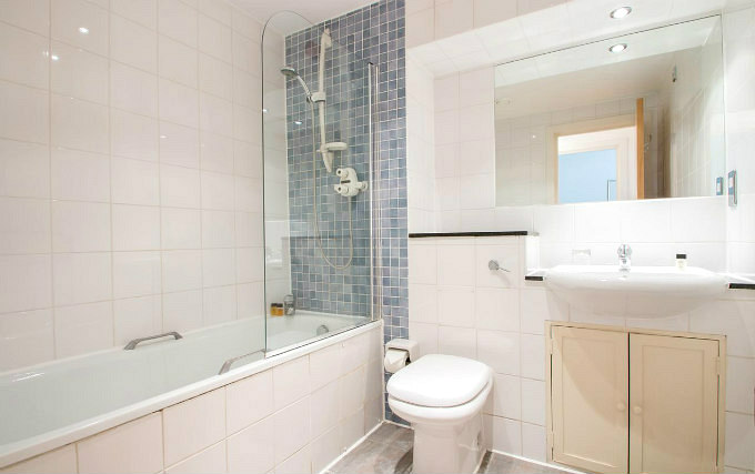 A typical bathroom at Somerset Princes Square Apartments