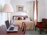 A typical double room at the Astor Court Hotel