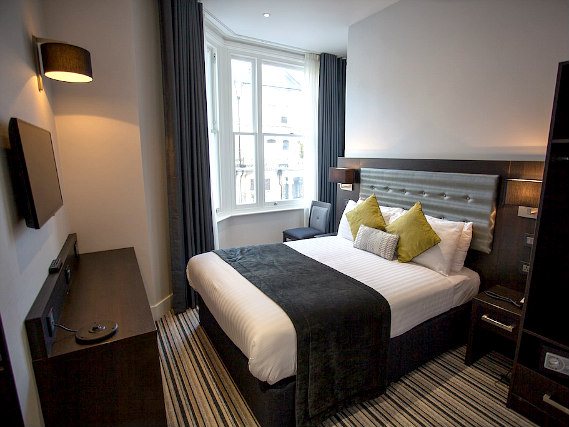 Get a good night's sleep in your comfortable room at The W14 Hotel London