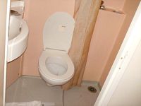 Bathrooms are cleaned daily Shared bathroom