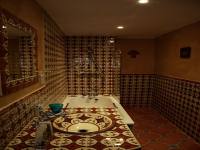 Hand painted Mexican tiled bathroom