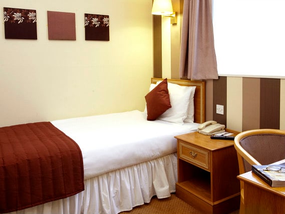 Single rooms at Best Western Cumberland Hotel provide privacy