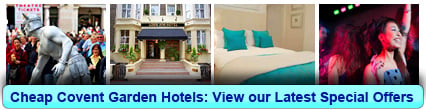Book Cheap Hotels in Covent Garden